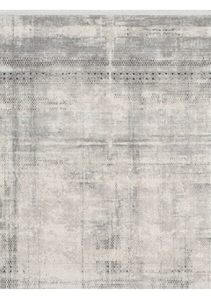 Pier Zen HG09A Krem Gri Viskon Akrilik Yumuşak Leke Tutmaz Silinebilir Halı