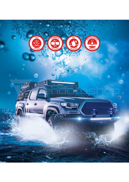 Off Road LED Sis Lambası 70 Watt 20000 Lümen Beyaz Renk 12-24 Volt Uyumlu Uzun Kısa Özelliği fırsatları