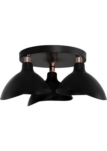 Esta Üçlü Plafonyer Avize Siyah fiyatları