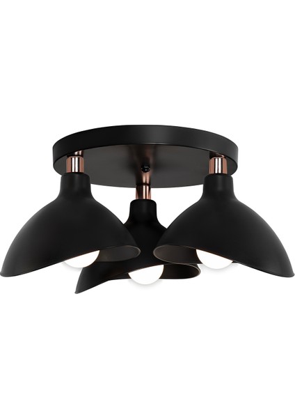 Esta Üçlü Plafonyer Avize Siyah modelleri