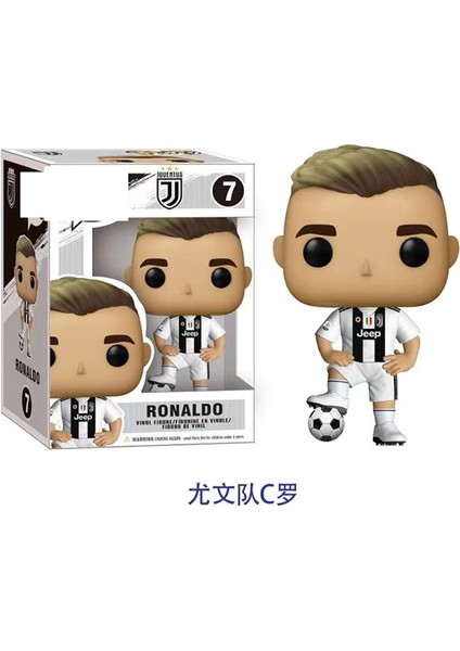Pop 公仔 Futbol Bebeği C Luo Messi Mbappe Benzema Neymar Çevresel Hediyelik Eşya Süsleri Yapmak Için El (Yurt Dışından)