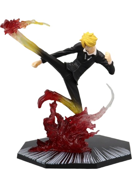 Korsan Ateş Yumruk Kral Luffy Ace Solon Şeytan Tekme Sanji Anime Modeli (Yurt Dışından)