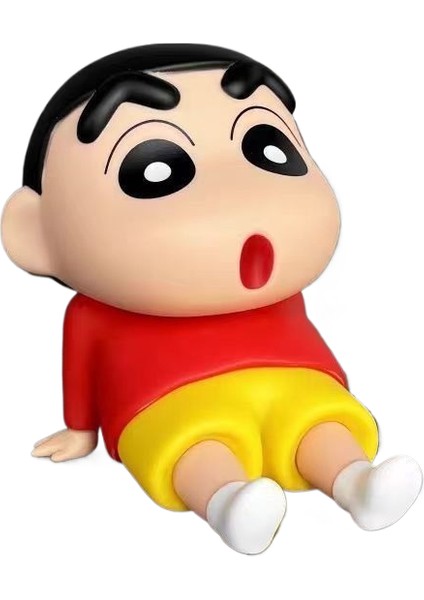 Crayon Shin-Chan Cep Telefonu Tutucu Hareketli Model Sevimli Masaüstü Süs Bebekleri (Yurt Dışından)