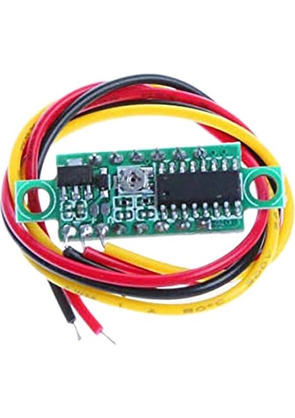 0,28 Inç LED Ultra Küçük Dc Dijital 0-100V Voltmetre Gerilim Test Cihazı Üç Renkli Ekran 4-40V Güç Kaynağı (3 Telli) (Yurt Dışından) modelleri