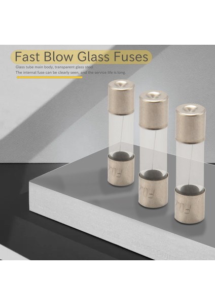 10 Adet 250V 0.2A 200MA Hızlı Hızlı Darbe Cam Sigortalar Tüpler 5mm x 20MM (Yurt Dışından) fiyatları