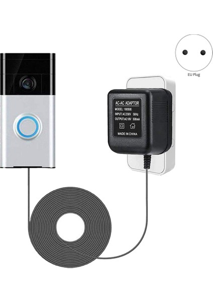 Halka Kapı Zili Açık Ab Tak Için 18V 500MA Güç Kaynağı Pil Şarj Adaptörü (Yurt Dışından) fiyatları