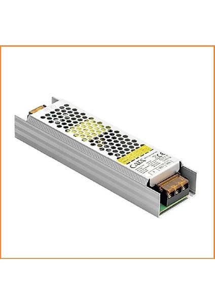 Ct-2560 12,5 Amper Adaptör Klemensli Şerit Led Trafosu 150W Slim Model