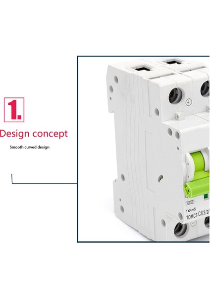 DC550V Güneş Pv Devre Kesici 2 P 63A Pv Sistemi Için Mini Devre Kesici Kısa Devre Koruyucu (Yurt Dışından) fiyatları