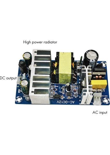 Ac-Dc Anahtarlama Güç Kaynağı Modülü 12V72W Yüksek Güç 12V6A Anahtarlama Güç Kaynağı Kurulu Kurulu Mavi Kurulu (Yurt Dışından)
