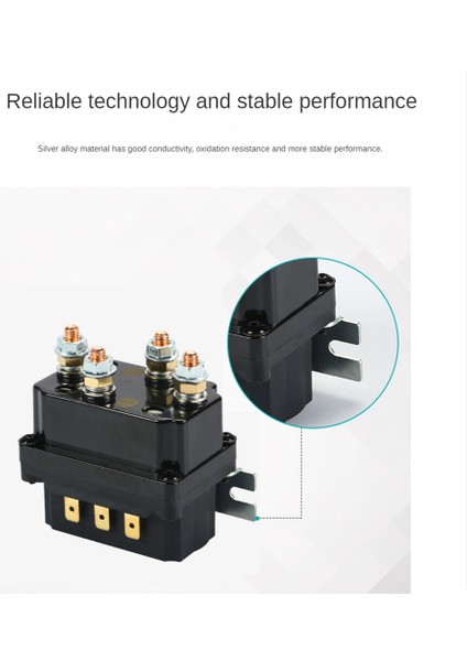 Atv Utv Için 12V Vinç Rocker Anahtarı Başparmak 250A Solenoid Röle Kontaktör Vinçleri (Yurt Dışından)