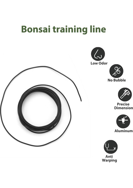 10 Rulo Bonsai Teli 5 Boyutta Eloksallı Alüminyum Bonsai Eğitim Teli - 1,0 Mm, 1,5 Mm, 2,0 Mm, 2,5 Mm, 3,0 mm Siyah (Yurt Dışından) fırsatları