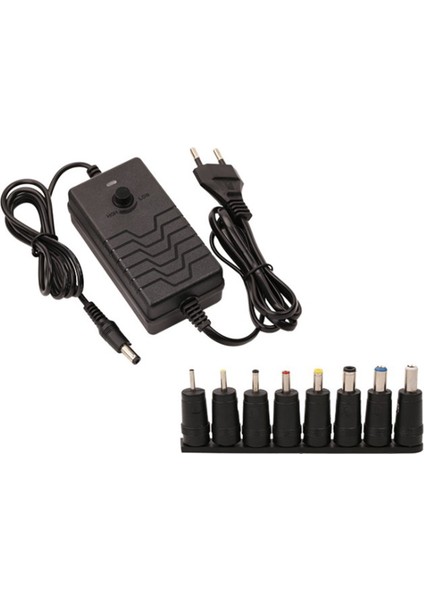8 Adaptörlü 24-36V 72W Ayarlanabilir Hız Anahtarlama Güç Kaynağı Ayarlanabilir Evrensel Ac Dc Güç Adaptörü Ab Fişi (Yurt Dışından)