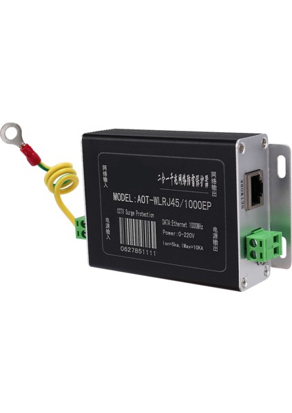 1000M Güç Dalgalanma Koruma Cihazı Poe Gözetleme Kamerası Ağ Lightnin Koruma Cihazı RJ45 Aşırı Gerilim Koruması (Yurt Dışından) fiyatları