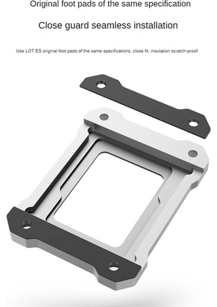 Coolmoon BC-1700 Intel 12. Nesil Cpu Bükülme Düzeltme Sabitleme Tokası LGA1700 Toka Sabitleme Yedek Alüminyum Kiti, A (Yurt Dışından)
