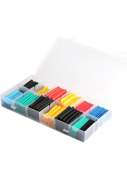 280 Adet Isı Büzüşmeli Boru Termo Dayanıklı Isı Büzüşmeli Boru Sarma Takımı Bağlantı Tel Kablo Yalıtım Kılıfı (Yurt Dışından)