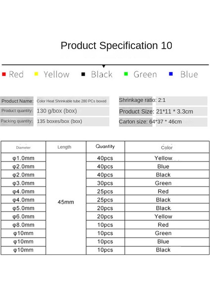 280 Adet Isı Büzüşmeli Boru Termo Dayanıklı Isı Büzüşmeli Boru Sarma Takımı Bağlantı Tel Kablo Yalıtım Kılıfı (Yurt Dışından) fırsatları