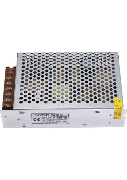 Dc 12V 10A 120W Anahtarlama Güç Kaynağı Transformatörü Ac-Dc Güç Kaynağı Ac 110V / 220V - Dc 12V Anahtarlama Adaptörü (Yurt Dışından)
