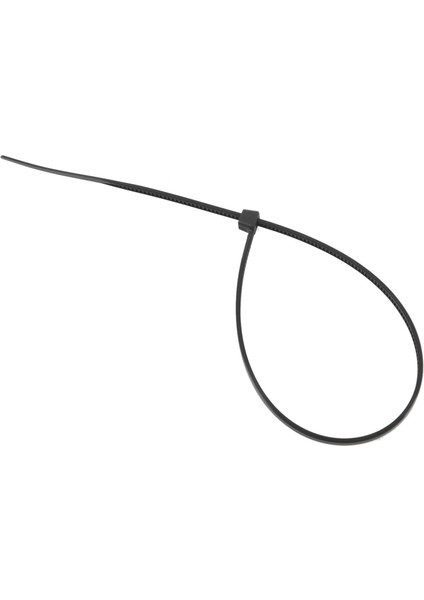 100 x Ince Siyah Kablo Düzenli Bağlar Zip Bağları Kordon Askısı Sarma 200MM x 3mm (Yurt Dışından) indirimleri