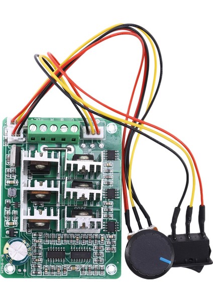 Bldc Üç Fazlı Fırçasız Sensörsüz Motor Kontrol Cihazı BL01 15A Şiddetli Fan Modülasyonu DC5V6V9V12V36V Ileri ve Geri (Yurt Dışından)