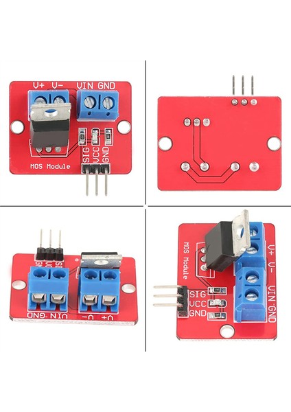 10 Adet IRF520 Mos Sürücü Modülü Pwm Dimmer 0-24 V Üst Mosfet Düğmesi Irf 520 Arduino Mcu Arm Ahududu Pi Için (Yurt Dışından)
