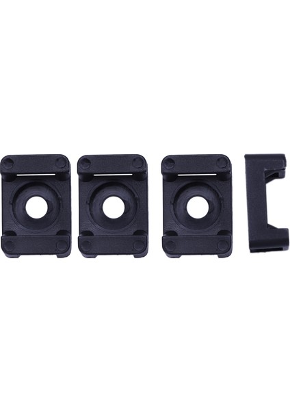 Vida Braketi Montaj Sele Tabanları Kablo Bağı Braketi 23MMX16MM 30 Adet Siyah (Yurt Dışından) fiyatları