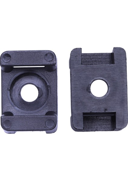 Vida Braketi Montaj Sele Tabanları Kablo Bağı Braketi 23MMX16MM 30 Adet Siyah (Yurt Dışından) modelleri