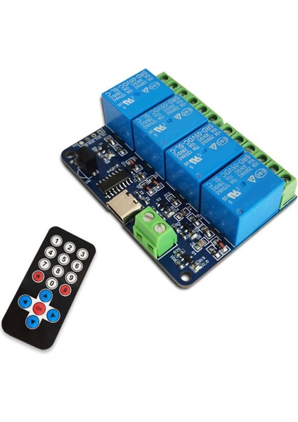 Kızılötesi Kablosuz Uzaktan Kumanda Anahtarı Kendiliğinden Kilitlenen Musluk Kilidi Çok Işlevli Kullanışlı 4 Yollu Röle Modülü (Yurt Dışından) fiyatları