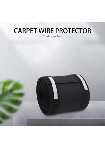 Kablo Tutucu Zemin Kablo Kapağı Kablolar Kablo Koruyucu Yalnızca Ticari Ofis Halısı Için Kablo Yönetimi (Siyah, 10 Feet) (Yurt Dışından) modelleri