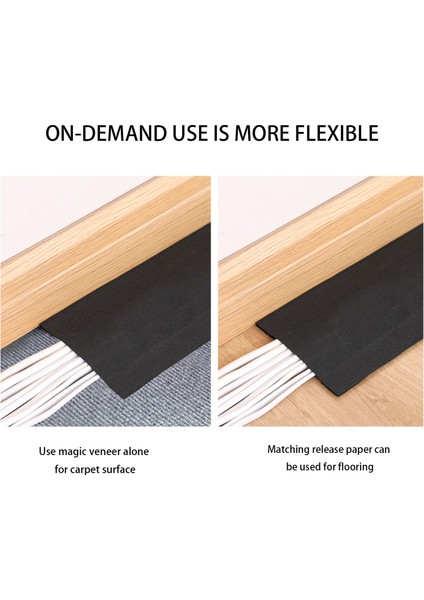 Kablo Tutucu Zemin Kablo Kapağı Kablolar Kablo Koruyucu Yalnızca Ticari Ofis Halısı Için Kablo Yönetimi (Siyah, 10 Feet) (Yurt Dışından) indirimleri