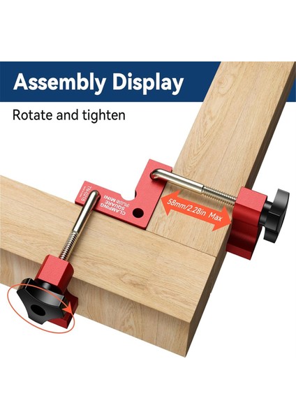 Mini Ahşap Levha Dik Açı Sabitleme Klipsi, 90 Derece Köşe Kelepçesi, Ahşap Işçiliği Için Dik Açı Kelepçesi (Yurt Dışından) fiyatları