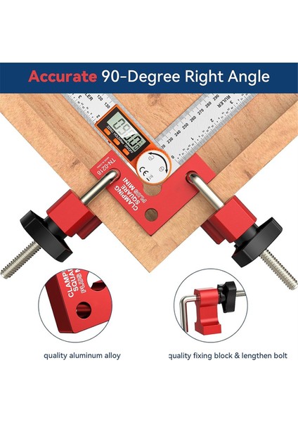 Mini Ahşap Levha Dik Açı Sabitleme Klipsi, 90 Derece Köşe Kelepçesi, Ahşap Işçiliği Için Dik Açı Kelepçesi (Yurt Dışından) fırsatları