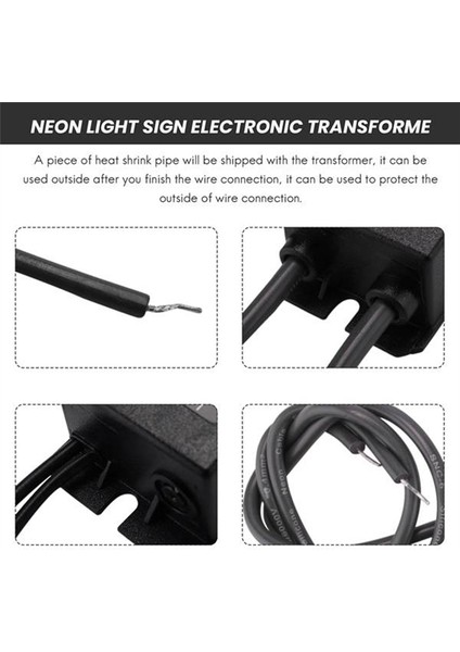 Neon Işık Trafosu Tabelası Trafo Kaynağı 3kv 30MA 5-25W Her Boyutta Cam Neon Işık Tabelasına Uygun (Yurt Dışından) fiyatları