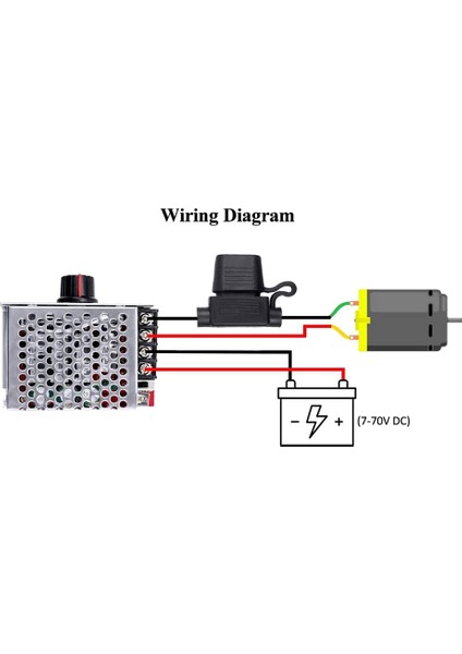 7-70V 30A Pwm Dc Motor Hız Kontrol Anahtarı Kontrolü 12V 24V 36V 48V 30 Amp Sigorta ile (Yurt Dışından) fırsatları
