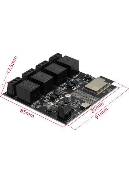 Ttgo T-Röle ESP32 Kablosuz Modül Dc 5V 4 Grup Röle Geliştirme Kartı 4mb Flash Wifi Bluetooth Uzaktan Anahtar Kontrolü (Yurt Dışından)