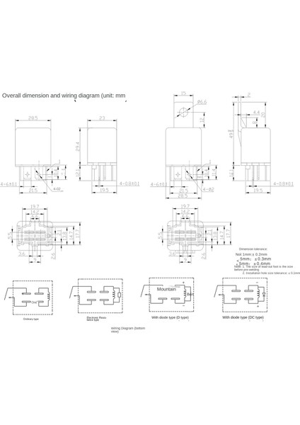 Adet 40AMP 12V Dc Araba A/c Röle Far Röle Fan Röle ve Kablo Demeti 14 Awg Teller 4pın Otomotiv Rölesi (Yurt Dışından) modelleri