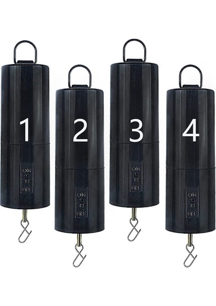 Adet Rüzgar Spinner Motor Asılı Ekran Motoru Pil Kumandalı Döner Motor Çok Amaçlı Rüzgar Spinner Bahçe Dekoru (Yurt Dışından)