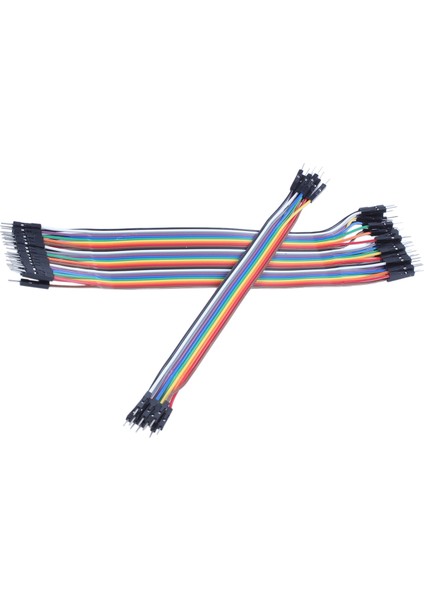 40 Adet 20 cm 2.54 mm Erkek-Erkek Breadboard Jumper Tel Kablo Arduino Için (Yurt Dışından) fiyatları