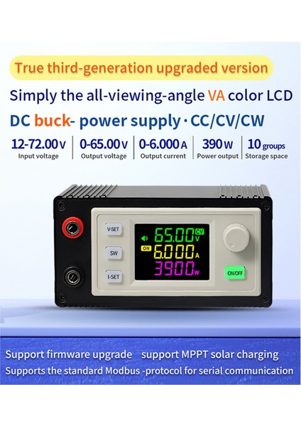 Yeni Cnc Ayarlanabilir Dc Regüle Güç Kaynağı Sabit Voltaj ve Akım Azaltma Modülü XY6509X(65V 9A 585W) (Yurt Dışından)