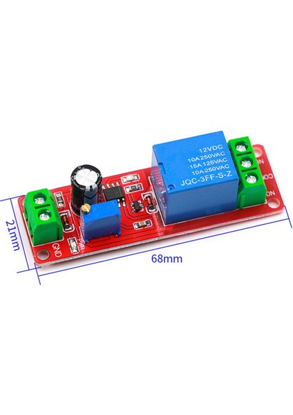 Adet NE555 DK555 Zamanlayıcı Anahtarı Ayarlanabilir Bağlantı Kesme Modülü Zaman Geciktirme Rölesi Modülü Dc 12V Geciktirme Rölesi Kalkanı 0-10S (Yurt Dışından) indirimleri