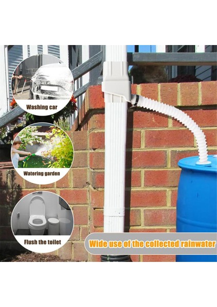 Yağmur Toplama Sistemi Yağmur Suyu Toplama Fıçıları Su Depolama Kapasitesini Artırır Yedek Bahçe Yağmur Toplayıcısı A (Yurt Dışından) modelleri