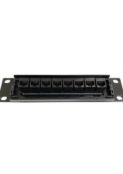 Bağlantı Noktalı Düz Cat6 Patch Panel RJ45 Ağ Kablosu Adaptör Jakı Ethernet Dağıtım Çerçevesi (Yurt Dışından)