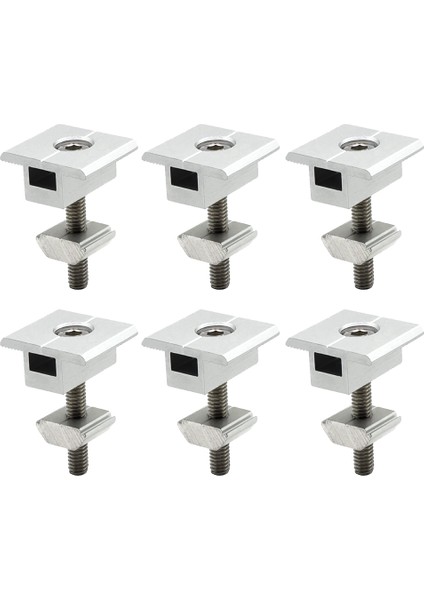 10'lu Güneş Paneli Braketi Paketi Merkezi Klips 35 mm T Şekilli Pv Modülü Braket Klipsi, Rv Çatılar Için Yüksekliği Ayarlanabilir (Yurt Dışından)