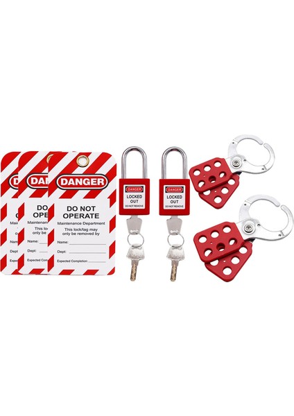 Kilitleme Etiketleme Kiti, Güvenlik Asma Kilitleri, Grup Kilitleme Kilitleri, Siyah Cep Çantalı Evrensel Devre Kesici Kilitleme. (Yurt Dışından) fiyatları