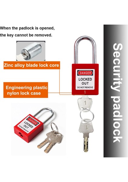 Kilitleme Etiketleme Kiti, Güvenlik Asma Kilitleri, Grup Kilitleme Kilitleri, Siyah Cep Çantalı Evrensel Devre Kesici Kilitleme. (Yurt Dışından) indirimleri