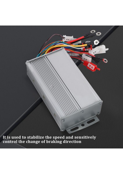 48V 500W Fırçasız Kontrol Cihazı, Elektrikli Bisiklet Scooter Için Alüminyum Alaşımlı E-Bisiklet Fırçasız Motor Kontrol Cihazı (Yurt Dışından)