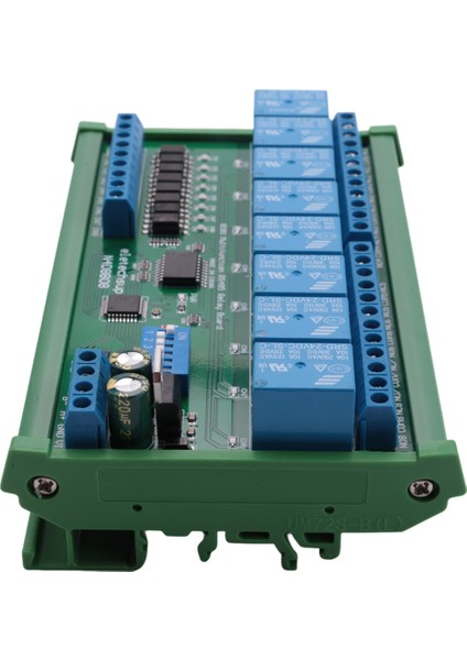 Dc 24 V 8 Ch RS485 Röle Kartı Modbus Rtu Uart Uzaktan Kumanda Anahtarı Plc Otomasyon Kontrolü Için DIN35 Ray Kutusu (Yurt Dışından)