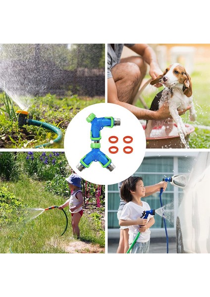 2 Adet Bahçe Hortumu Ayırıcı-Su Hortumu Ayırıcı 2 Yollu, Hortum Y Ayırıcı Bağlantı Musluğu Açık Su Musluğu Hortum Ayırıcı (Yurt Dışından) indirimleri