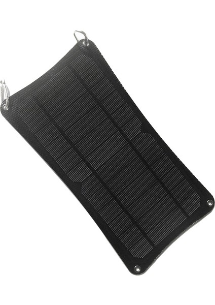 10W 5V Güneş Paneli, Çift USB Bağlantı Noktası + Karabina Şarj Akü Sistemi Etfe Katlanabilir Solar Şarj Cihazı (Yurt Dışından)