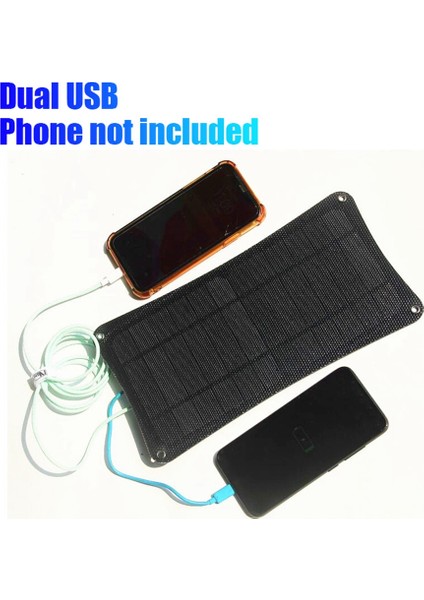 10W 5V Güneş Paneli, Çift USB Bağlantı Noktası + Karabina Şarj Akü Sistemi Etfe Katlanabilir Solar Şarj Cihazı (Yurt Dışından) fiyatları