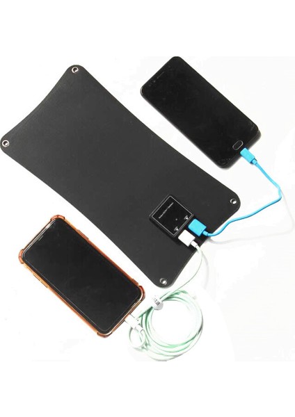 10W 5V Güneş Paneli, Çift USB Bağlantı Noktası + Karabina Şarj Akü Sistemi Etfe Katlanabilir Solar Şarj Cihazı (Yurt Dışından) fırsatları